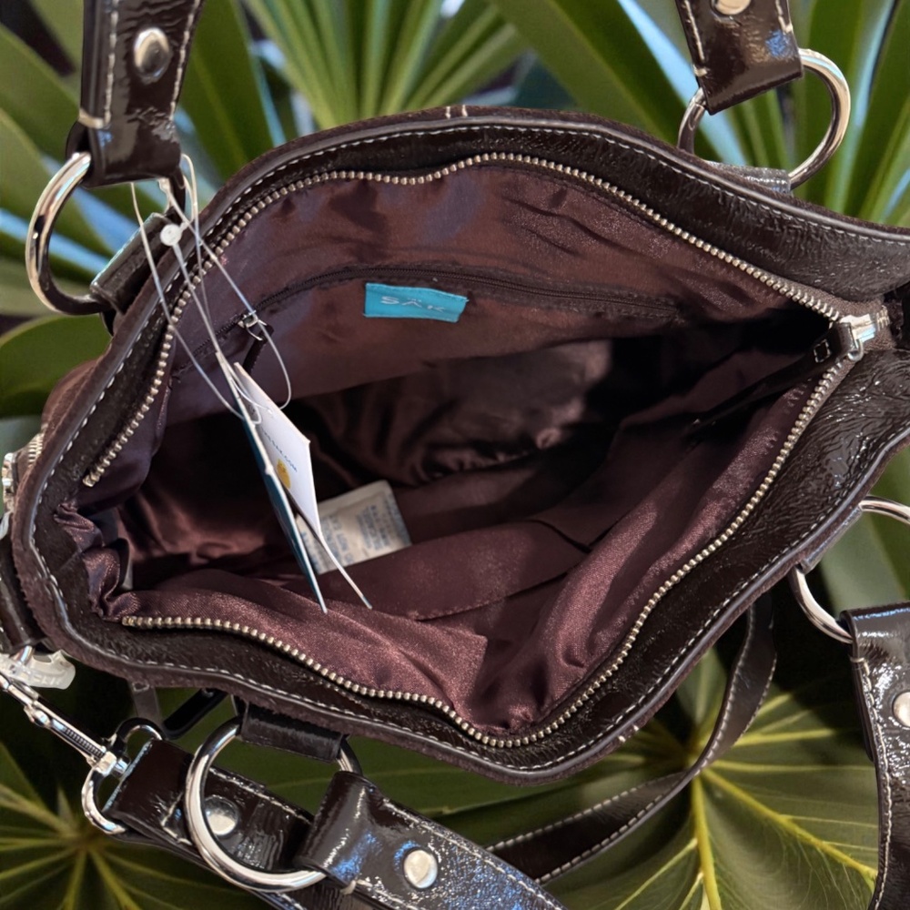 The Sak - Suede & Patent bag - NEW WITH TAGS - Picture 6 of 7